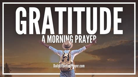 Prayer For Morning Gratitude | Short Good Morning Prayer Of Gratitude - YouTube