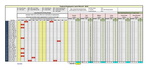 Printable Employee Vacation Tracker Excel