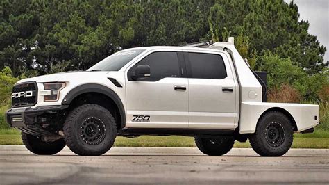 Flatbed Ford F-150 Raptor Is Supercharged For Good Measure