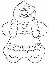 Gingerbread Baby Coloring Page sketch template