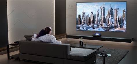 Hisense 100L10E 100-Inch 4K UHD Smart Laser Projector TV With Screen ...