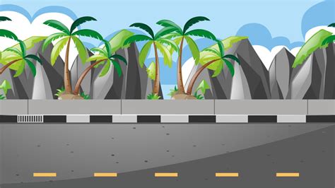 Road Background Design