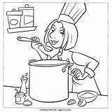 Soup Coloring Page Pages sketch template