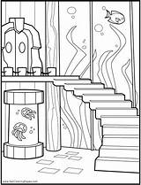 Aquarium Coloring Pages sketch template