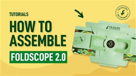 {Tutorial 2.0} How to assemble the Foldscope 2.0? - YouTube