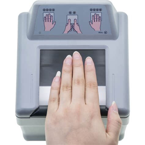 FBI Certified Government 10-Prints and 10 rolls Multi finger Scanner for Customs Suppliers ...