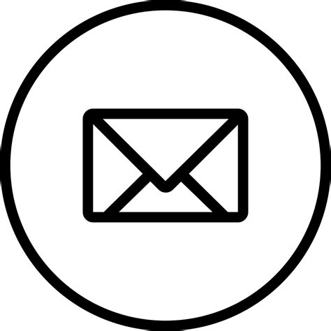 File:New-email-envelope-back-symbol-in-circular-outlined-button ...