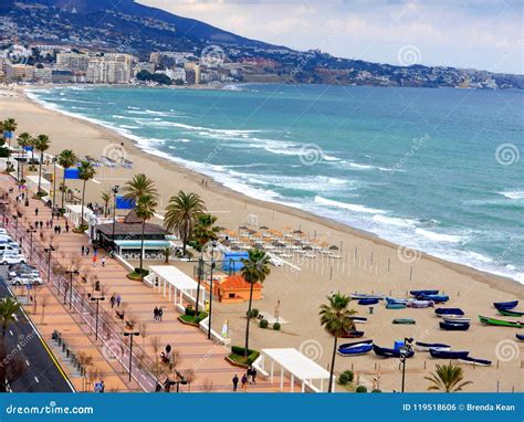 The Long Beach in Fuengirola on the Costa Del Sol in Spain Editorial Photo - Image of beach ...