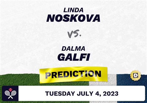 Linda Noskova vs. Dalma Galfi Prediction - Wimbledon 2023