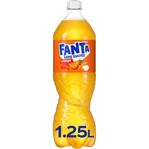 FANTA : Boisson gazeuse à l'orange sans sucres - chronodrive