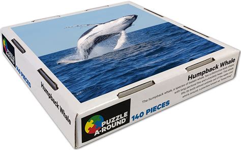 Humpback Whale Puzzle A-Round, 140 Pieces, Pigment & Hue | Puzzle Warehouse