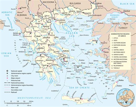 Greece In Europe Map - Vicky Jermaine