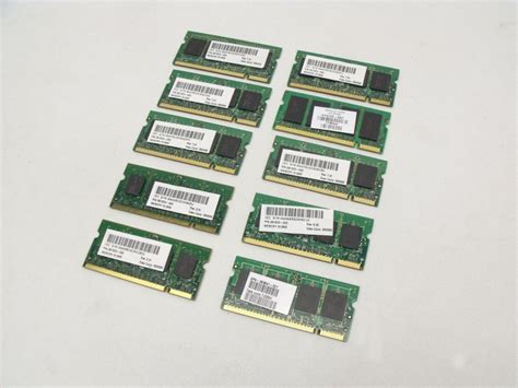 Lot of 10 512MB 2Rx16 PC2-3200 333Mhz DDR2 RAM Laptop Memory Sticks | eBay