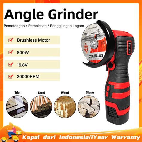 Jual 3inch Mini Angle Grinder Mesin Gerinda Tangan Murah Multifunction ...