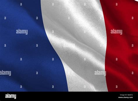 French flag waving Stock Photo - Alamy