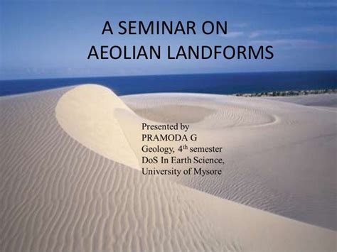 aeolian landforms