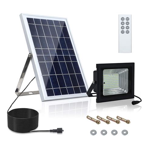 Buy Solar Flood Lights Outdoor Led Floodlights Remote Control 10W 13.6 ...