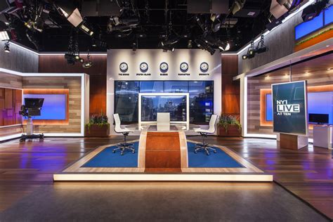 NY1 Studio A Broadcast Set Design Gallery