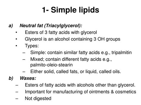 PPT - lipids PowerPoint Presentation, free download - ID:5483991