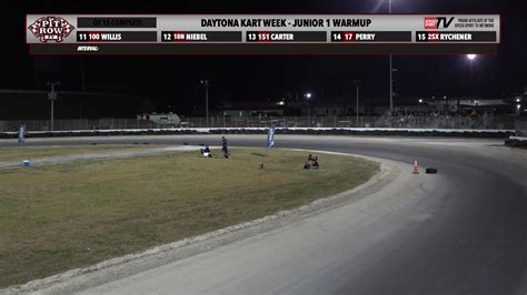 LIVE LOOK-IN: Daytona Kart Week - Daytona International Speedway Flat Track - December 29, 2022 ...