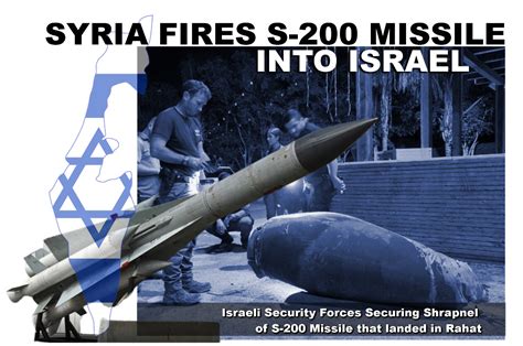 Syria Fires S-200 Missile Into Israel – Association of Geo-Strategic ...