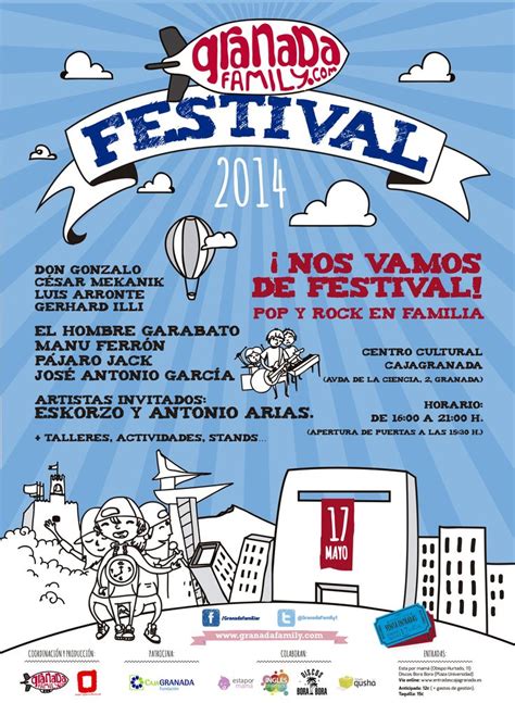 Cartel Granada Family Festival 2014 | Festival, Granada, Actividades