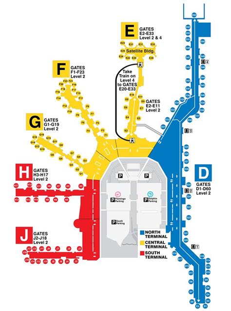 MIA - Miami International Airport Map | Miami international airport, Airport map, Miami airport