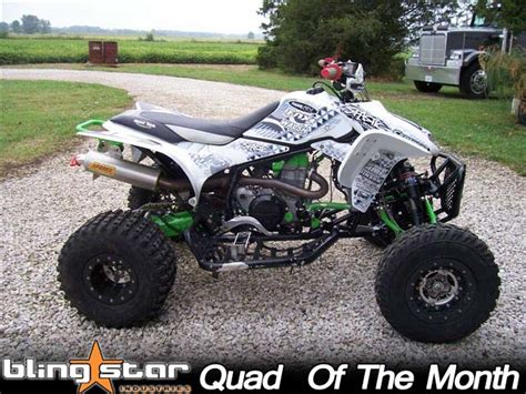 Green and White Honda TRX450R ATV - November '09 BlingStar Quad of the ...