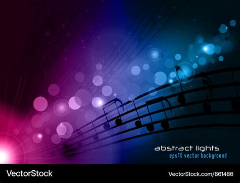 Abstract music background Royalty Free Vector Image