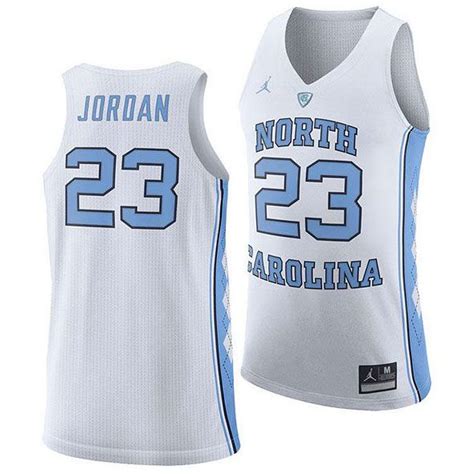 michael jordan authentic college mens unc jersey white | Michael jordan ...