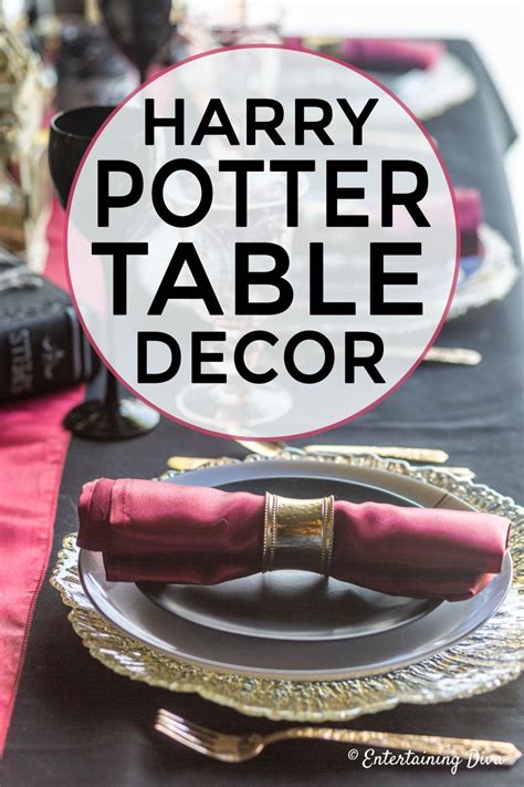 Harry Potter Table Decor Ideas - Entertaining Diva @ From House To Home ...