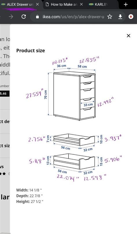 ALEX Drawer Unit White 14 1/8x27 1/2 | ubicaciondepersonas.cdmx.gob.mx