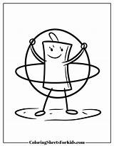 Hula Hoop Coloring Pages Relax & Color  Sheets For Kids sketch template