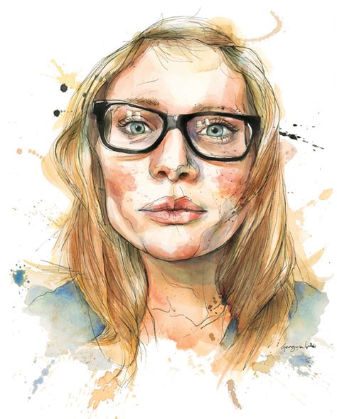 Watercolour Portraits on Behance