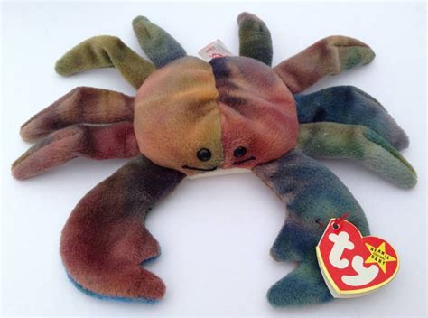 Ty Beanie Babies Claude the Crab 1996 Generation 5 With 6 - Etsy