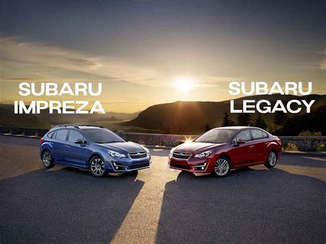 Subaru Impreza vs Legacy: Finding the Winner