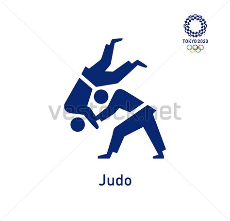 Judo Pictogram, Tokyo 2020 Olympics Pictograms Vector – Vestock 2020 Olympics, Tokyo Olympics ...