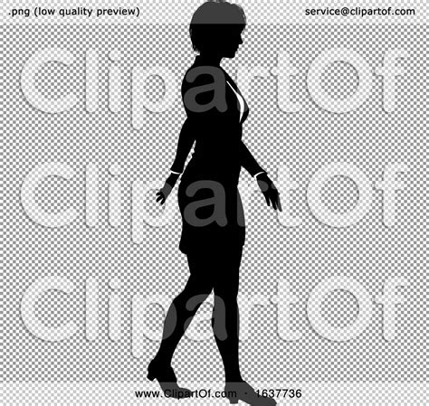 Silhouette Business Person by AtStockIllustration #1637736