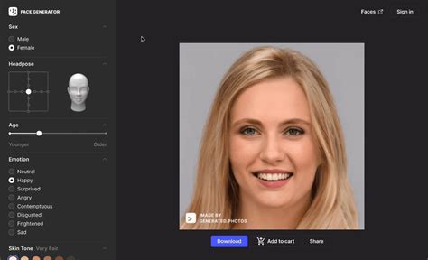 Face Generator – Generate Faces Online Using AI