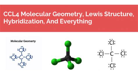 CCL4 Molecular Geometry, Lewis Structure, Hybridization, And Everything