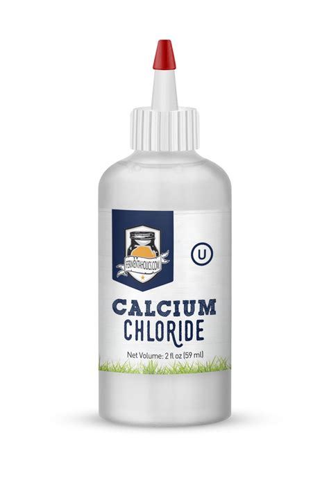 Liquid Calcium Chloride - CaCl - 2 oz. - Perfect For Making Cheese at Home - Walmart.com