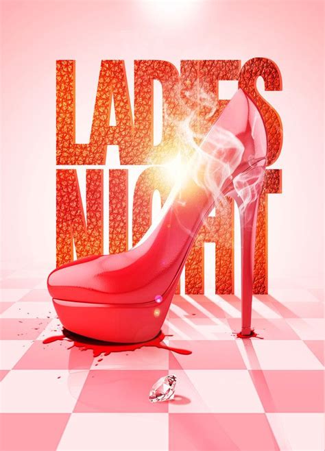 Ladies night bar poster background psd – Artofit