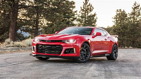 Image Chevrolet 2017 Camaro ZL1 Red auto Metallic 1920x1080