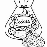 Cookie Coloring Pages Printable For Free Download sketch template