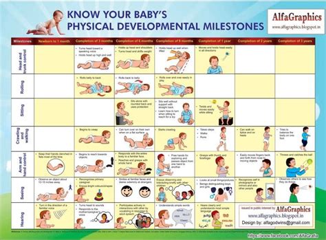 Preemie Milestones Know your baby's physical developmental milestones - alfagraphic ...