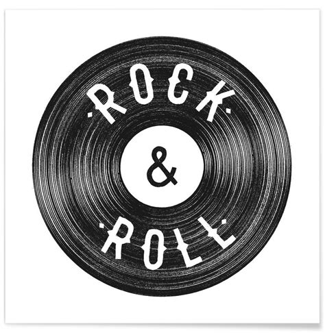 Rock & Roll Poster | JUNIQE