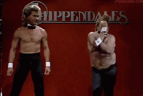 Chris Farley GIF - Chippendales Snl Sexy - Discover & Share GIFs