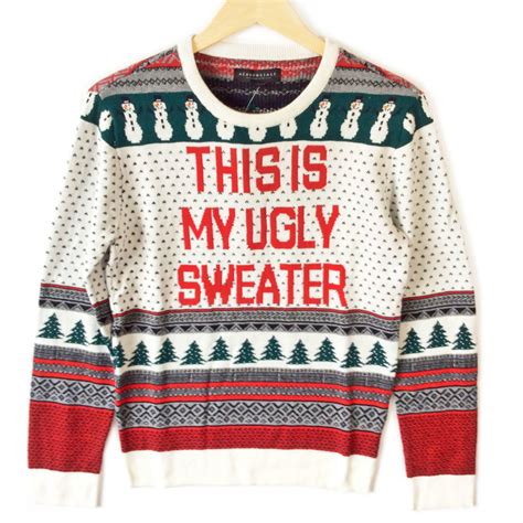 This Is My Ugly Sweater Fair Isle Tacky Ugly Christmas Sweater - The ...