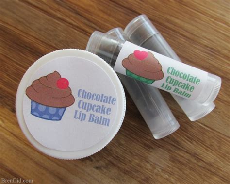 All-Natural Chocolate Cupcake Lip Balm Recipe - Bren Did