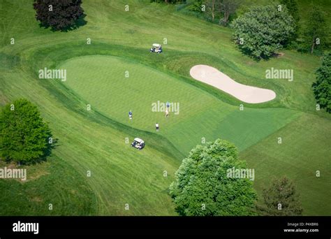 Aerial view golf course hi-res stock photography and images - Alamy